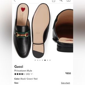 Gucci princetown mules with horsebit hardware
